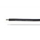 18AWG (0,81mm²) silicone wire, black - 1m
