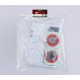 Spare Tire set, Clear lexan (for 1/10 SCT)