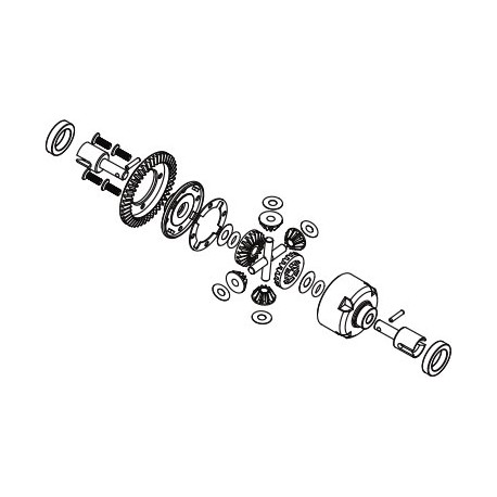 DISC.. Diff. Unit for Mad Monster 1/6