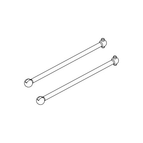 DISC.. Drive shaft set (2pcs) for Mad Monster 1/6