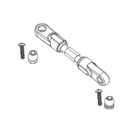 DISC.. Steering servo linkage for Mad Monster 1/6