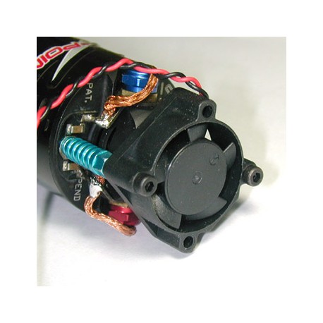 DISC. Motor Endbell Fan Posts Type2 Black (25x25 Fan size.)
