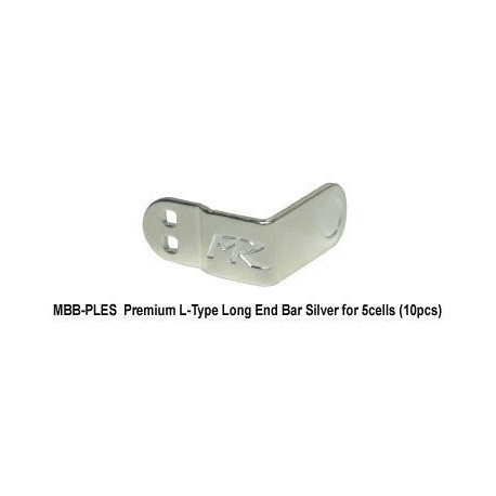 DISC. Premium L-Type Long End Bar Silver for 5cell (10pcs)