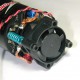 DISC.. Motor Endbell Fan Posts Type 1Black (25x25 Fan size.)