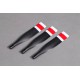 13x9 (3-blade) propeller for 1400mm T-28 Red