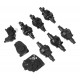1/18 Atlas & Katana: Transmission Gear Box & Axle Set