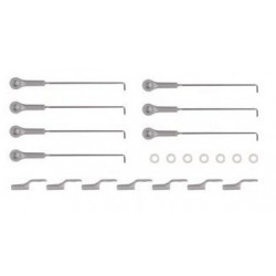 70mm YAK 130 Red - Linkage Rod