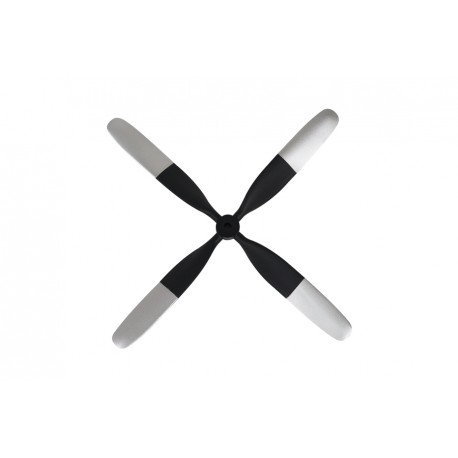 Propeller (4-blade) for 1100 P51 Dago red