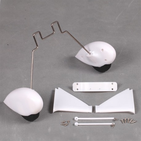 DISC.. Main landing gear - 1.1M Waco - Red