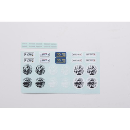 1/24 Power Wagon - car decal sheet