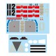 70mm J-11: decal sheet