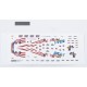 1/24 Smasher - Car decal sheet v2 (White)