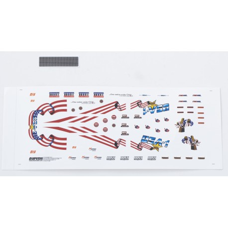 1/24 Smasher - Car decal sheet v2 (White)