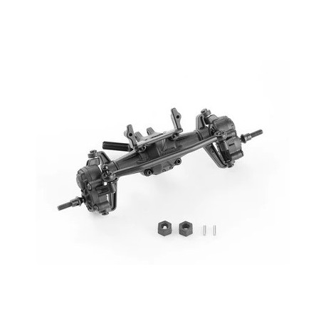 DISC.. 1/24 Smasher V1 - Front axle assembly with differential set