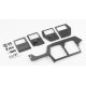1/12 Hummer H1 - Left door set (black)