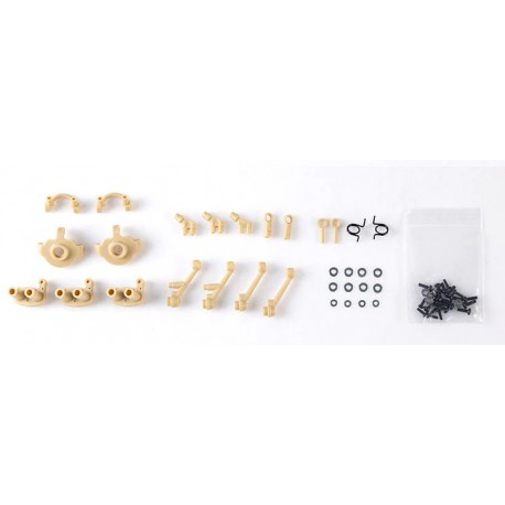 1/12 Type 82 Kubelwagen & 82e Beetle - Front steering c hub parts