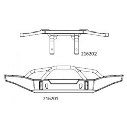 JT4 front bumper assembly