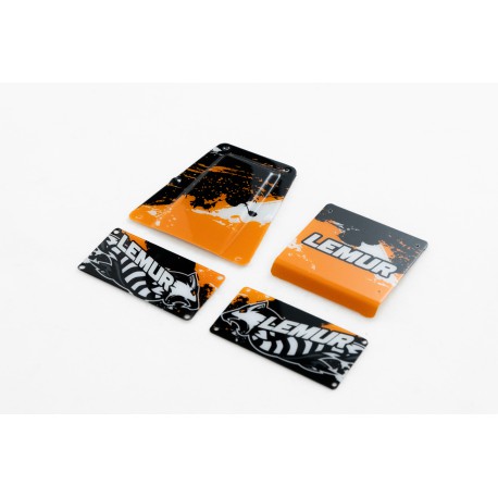 1/24 Lemur FCX24 : car BODY shell orange