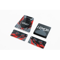 1/24 Lemur FCX24 : car BODY shell red