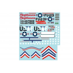 80mm F-86 : Sticker (Blue)