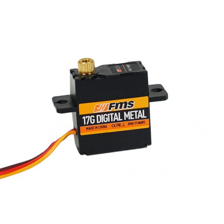 17g digital metal gear servo positive with 700mm wire (FMSSER17MGDP)