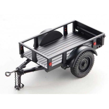 1/18 - 1/12 - Utility trailer C (Black)