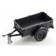 1/18 - 1/12 - Utility trailer A (Black)