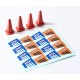 1/18 traffic cone red (4pcs)