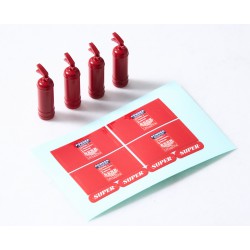 1/18 fire extinguisher (4pcs)
