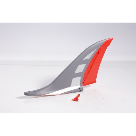 80mm Integral - Vertical Stabilizer (Red)