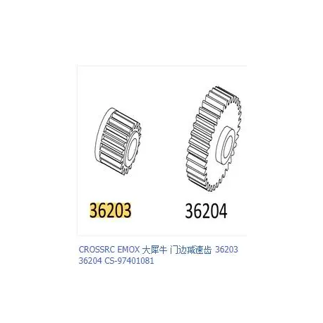 EMOX - Reduction gear at the side of the car door