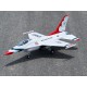 1/18 Jet 64mm EDF F-16 Fighting Falcon PNP - Blue Thunder