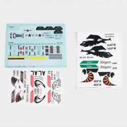 64mm F-16  2024 Version - Decal Sheet (Gray)