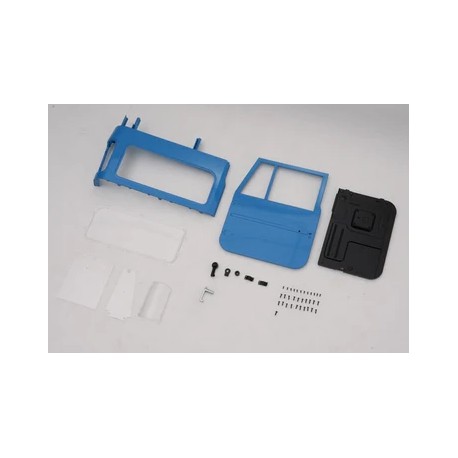 1/10 Toyota FJ40 - LEFT DOOR AND WINDOW (BLUE) V2