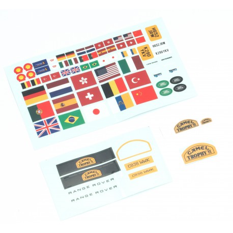 1/24 RANGE ROVER FCX24M - FIRST-GENERATION CAR BODY DECAL SHEEL