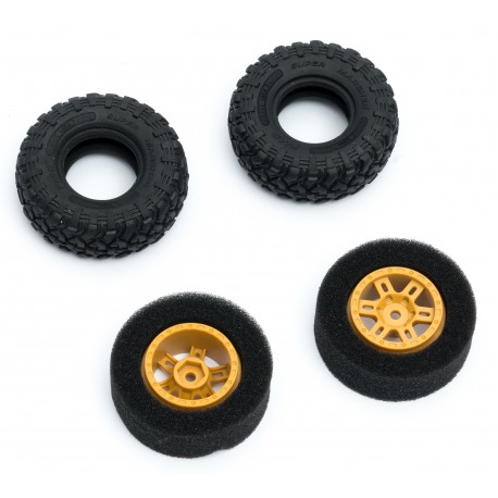 1/24 LAND ROVER D110 FCX24M - WHEEL ASSEMBLY SET