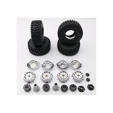 PG4L double rear tires (plated tires)