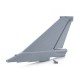 64mm J-10 - Vertical Stabilizer (Grey)