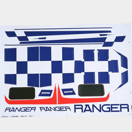 1200mm Ranger  V3 - Decal sheet (red)