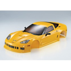 Corvette GT2   Finished Body  Yellow (Printed)