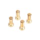 5mm Gold Connectors - 14mm length (4 pcs.)