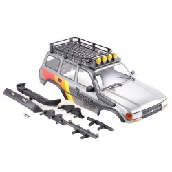 1/10 LC80 FCX10 - CAR BODY ASSEMBLY PAINTED (GRAY)