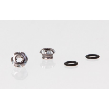 DISC.. LED Holder CNC Alloy for 3mm Light, Grey