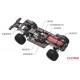 Crawling kit - EMOX4 1/8 ARTR kit (silvery)
