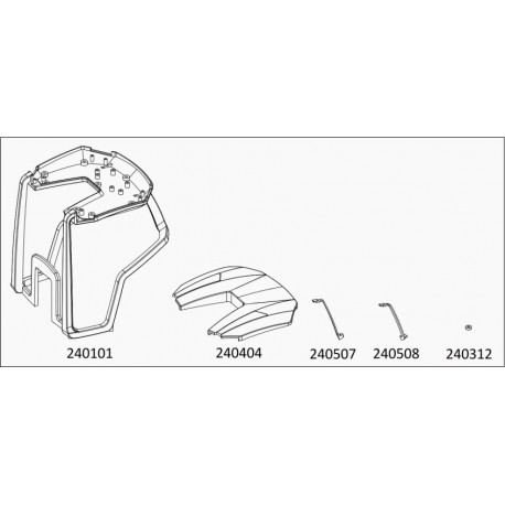 TL4 :  upper cab (white)