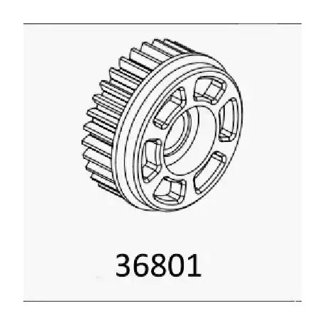 TL4 :  gearbox fast gear teeth