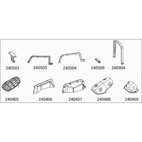 TL4 :  front compartment lid nylon accessory