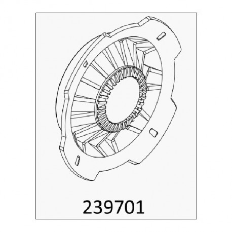 TL4 :  front wheel hub cover