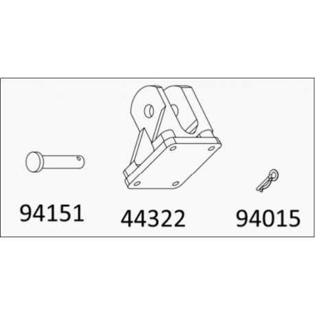 TL4 :  rear towing hook seat