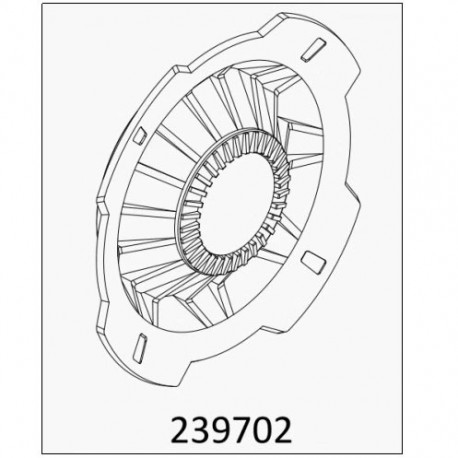 TL4 :  rear wheel hub cover